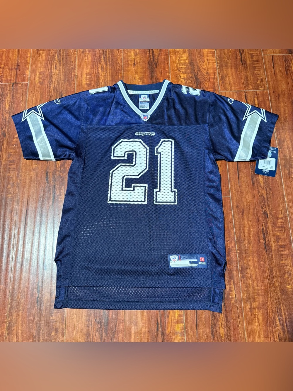 Julius Jones Reebok Dallas Cowboys w/Tag Jersey Youth/Boys #21 NFL Sz Lrg 14-16